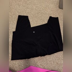 Lululemon align 25” legging in black size 18